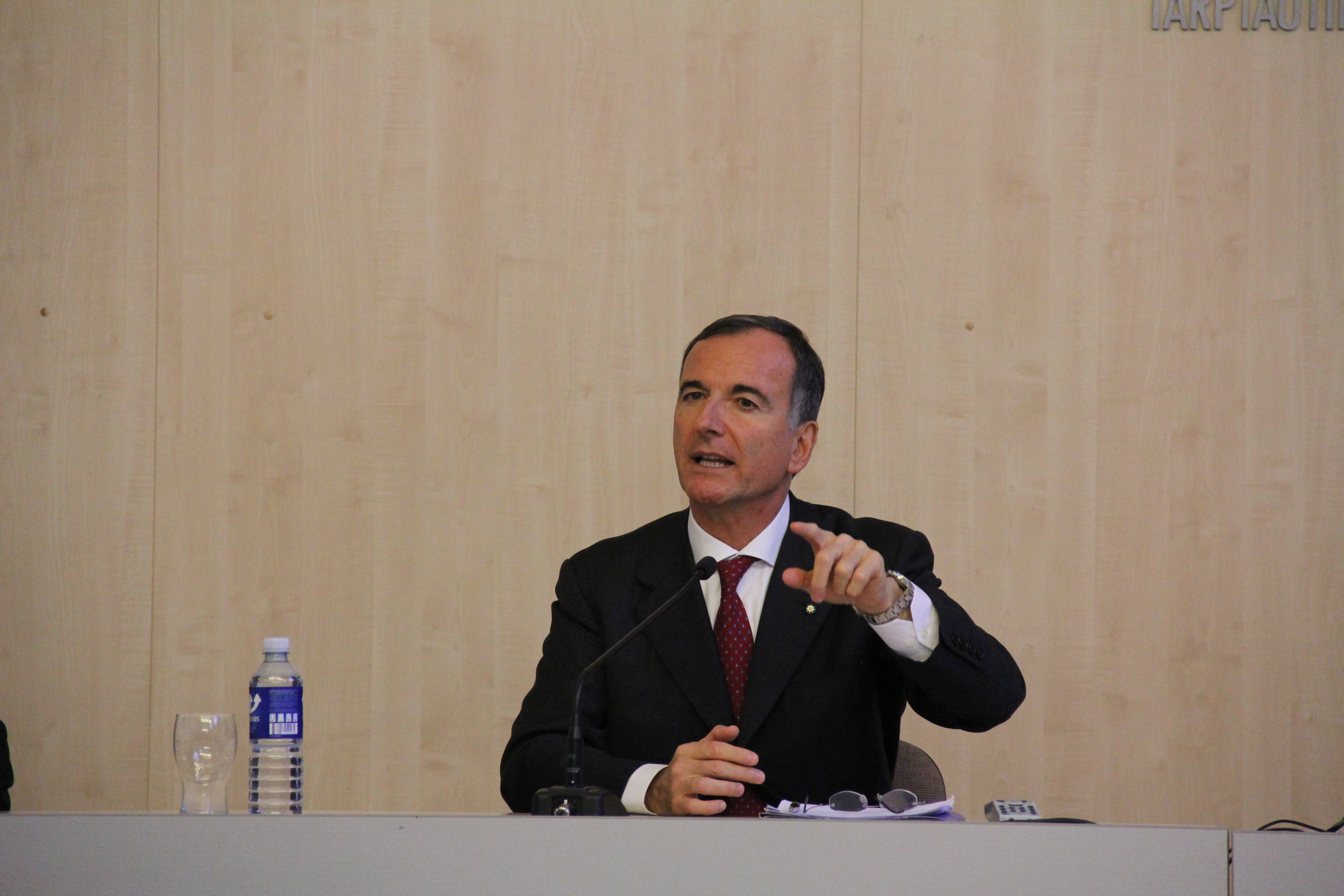 Mr. Franco Frattini lecture “Stronger Transatlantic Alliance and Europe Together for Protecting Citizens”