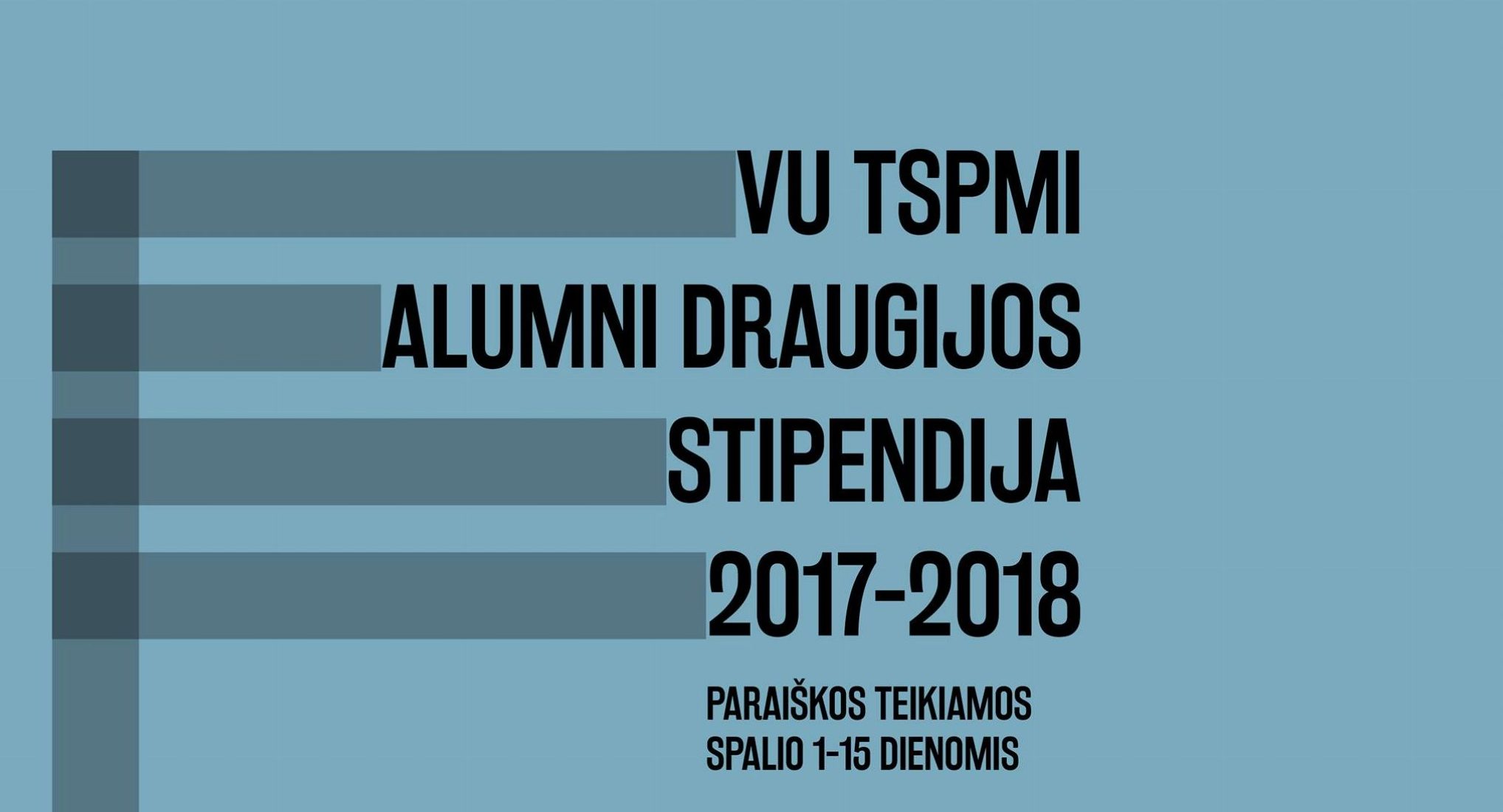 VU TSPMI Alumni draugija skelbia pirmąjį Alumni stipendijos konkursą