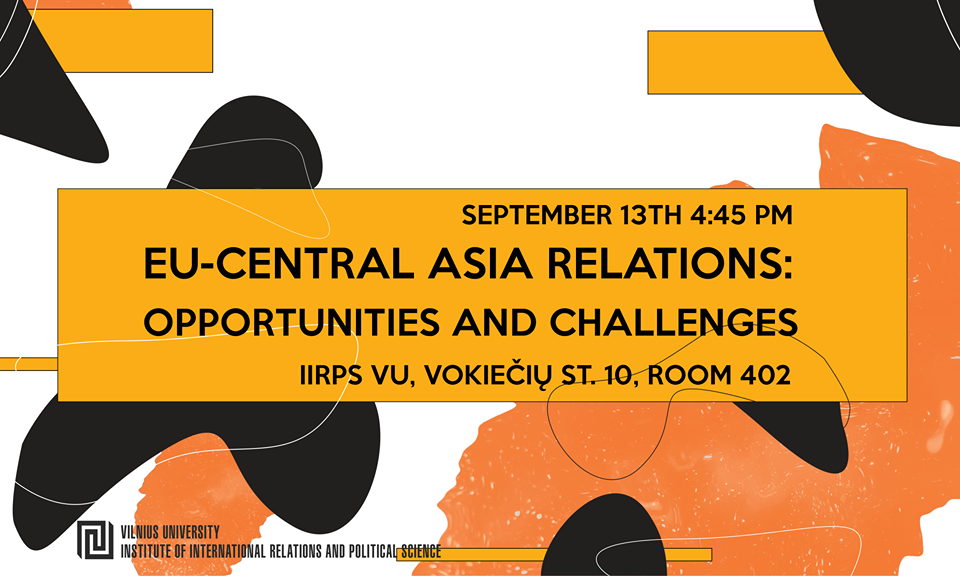 Public lecture-discussion “EU-Central Asia relations: opportunities and challenges”