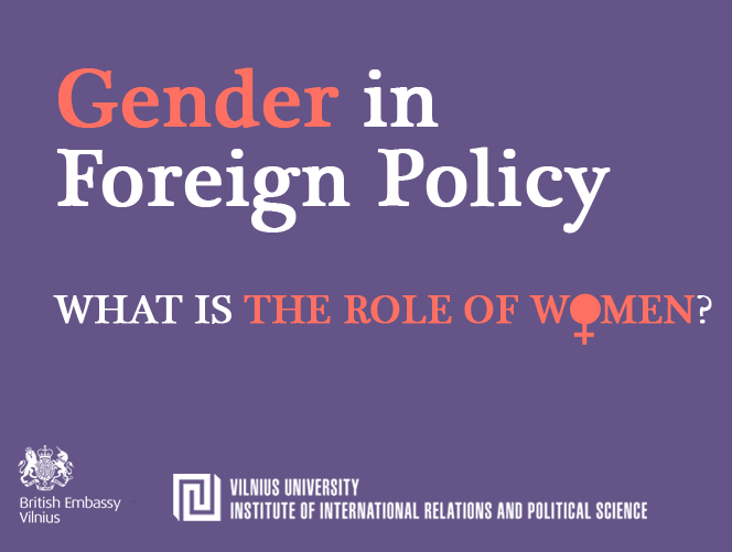 Diskusija „Gender in Foreign Policy“