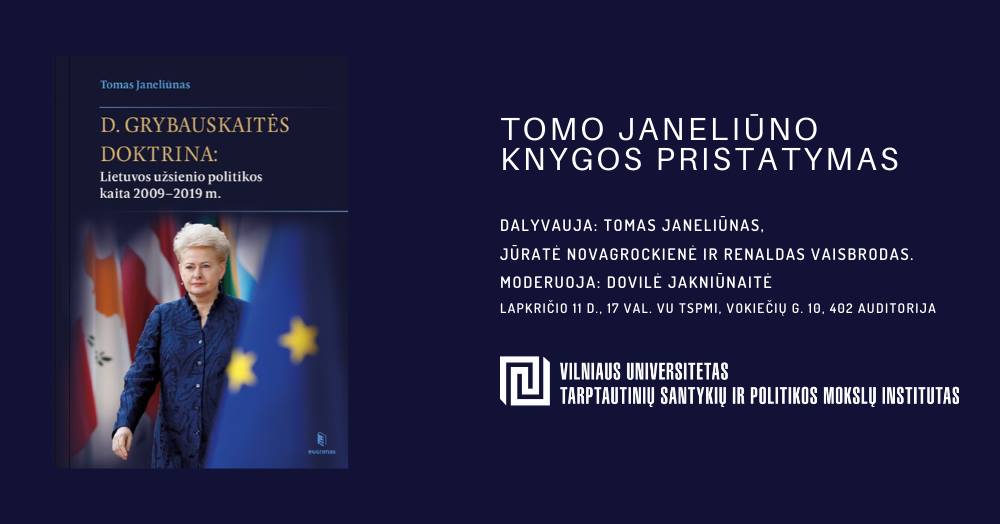 Tomo Janeliūno knygos pristatymas