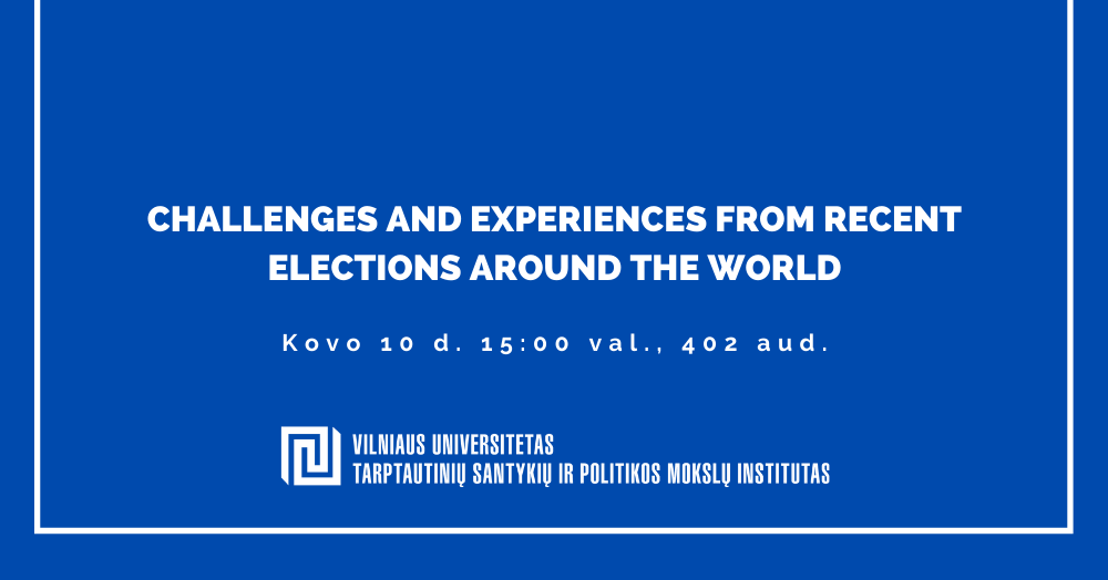 Challenges and Experiences From Recent Elections