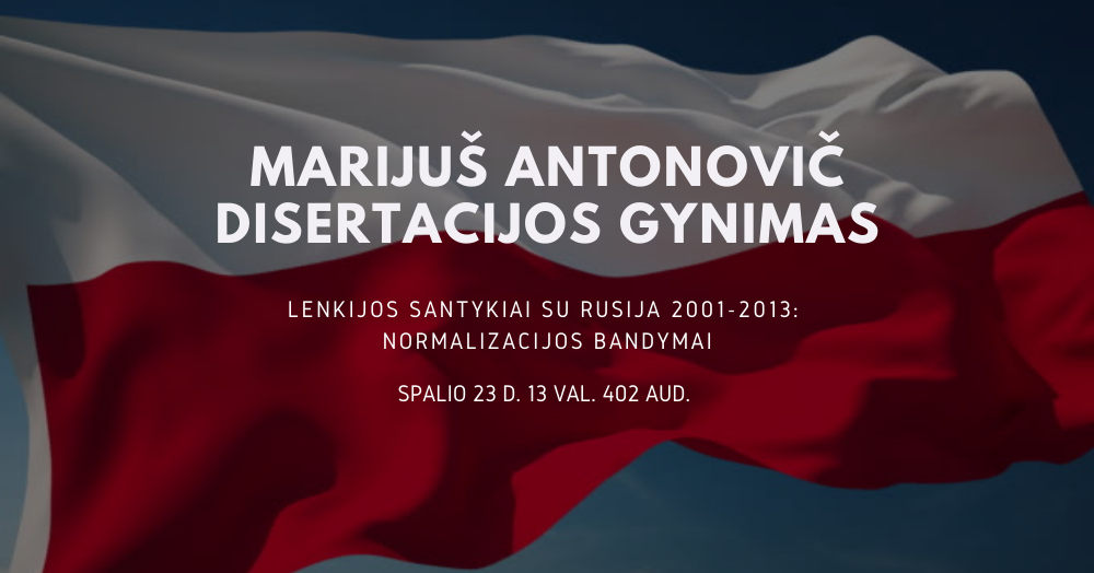 Marijuš Antonovič disertacijos gynimas