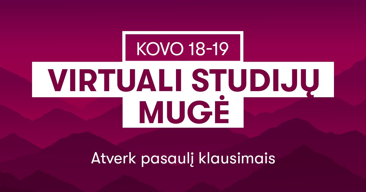 Vilniaus universiteto studijų mugė | 2022