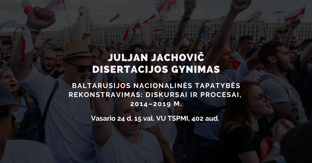 Juljan Jachovič disertacijos gynimas