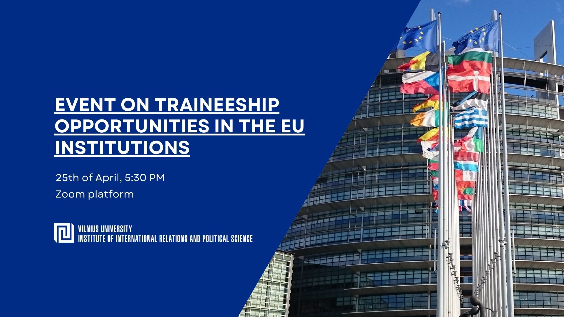 Event on traineeship opportunities in the EU institutions