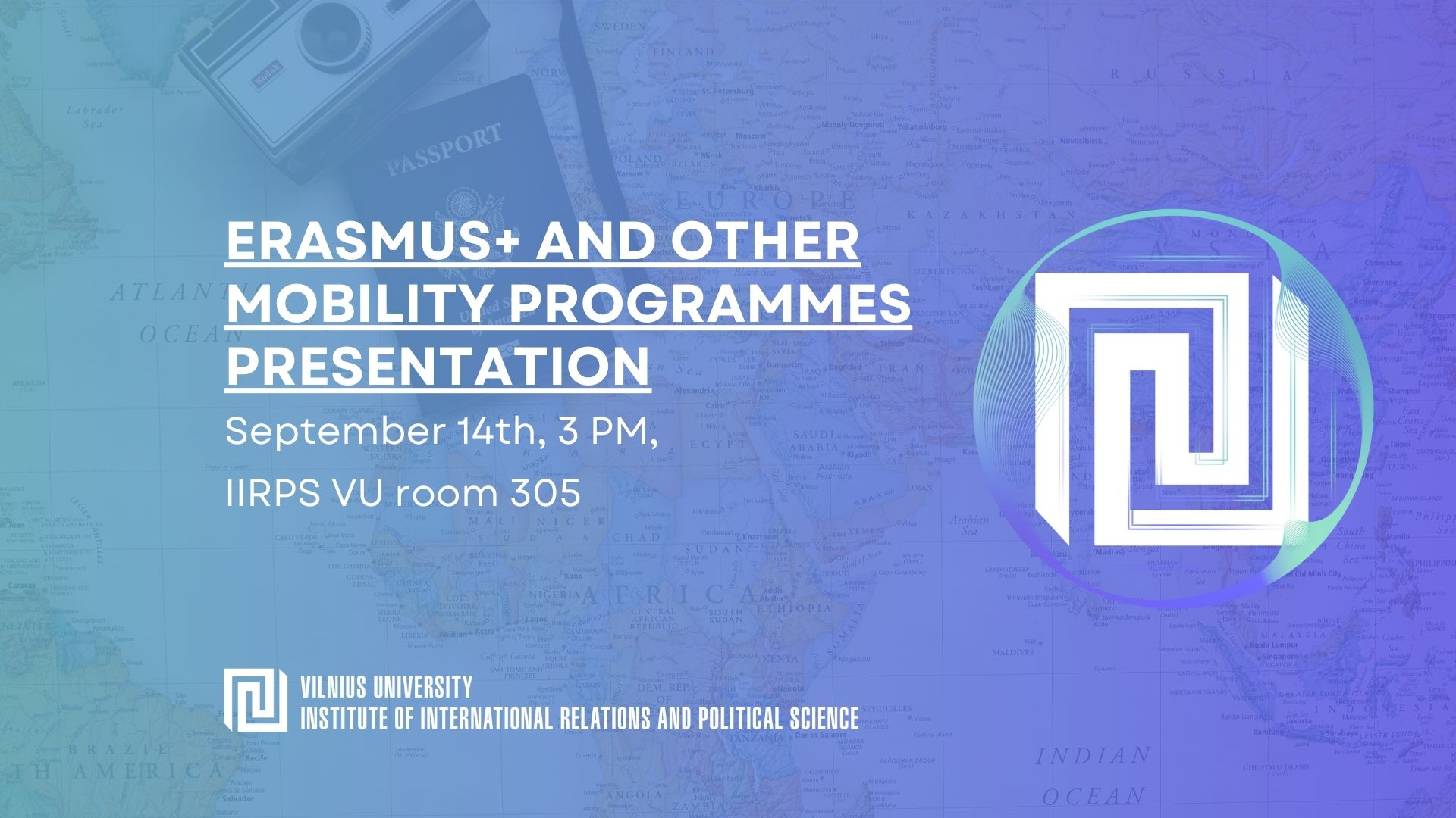 Erasmus+ ir kitų mainų programų pristatymas