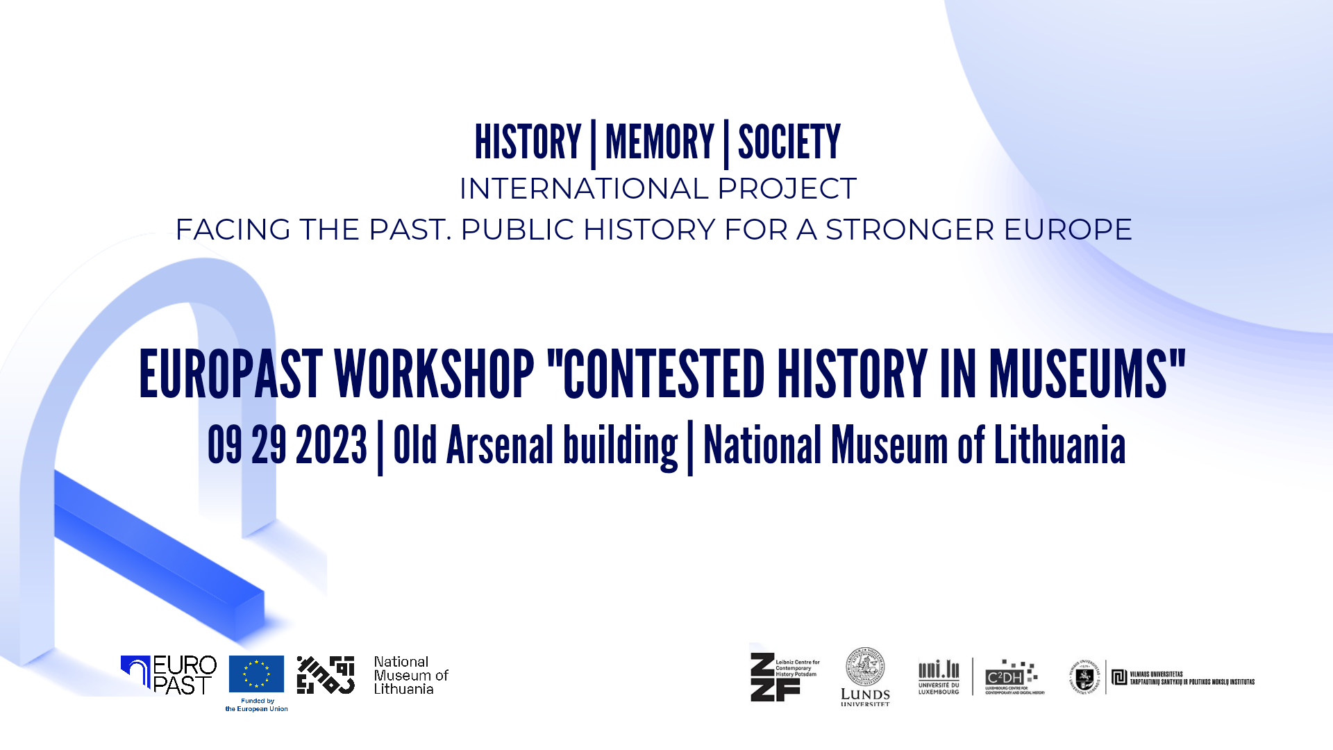 EUROPAST Workshop: “Contested” History in Museums