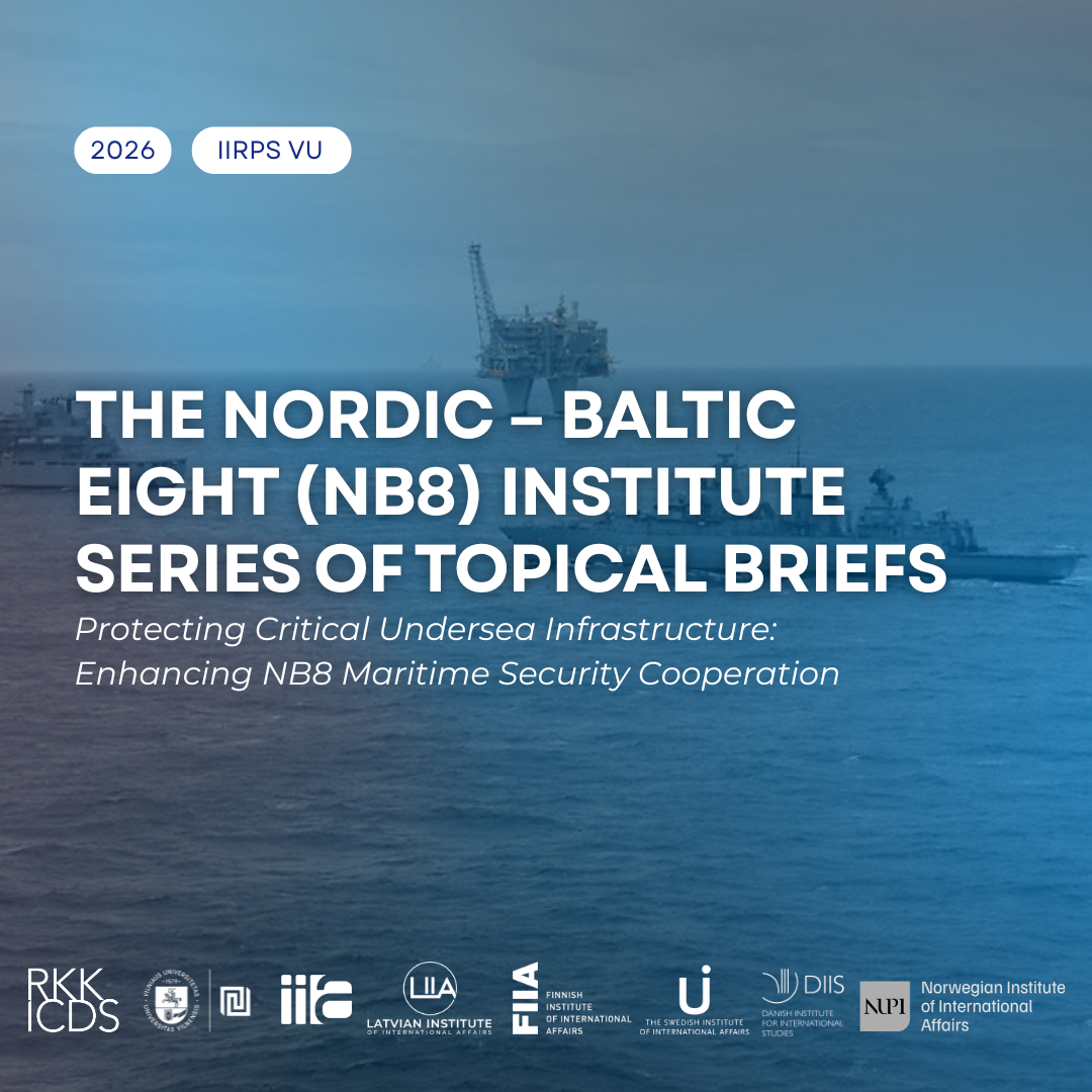 NB8 Series of Topical Briefs: Protecting Critical Undersea Infrastructure